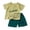 Army Green, variant on Baby Boy Pajamas Set Cartoon Crewneck Soft Comfort Summer Pajamas Sleepwear Outfits Pjs for Girls Size 6-12 Months Kids Clothes