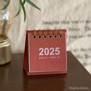 3Pcs 2026 Mini Desk Calendar, Fufafayo 2026 Mini Desk Calendar, Unprinted Wind Calendar Punch Card Countdown Planner, Desktop Organizer for Office Home Study, Small Ornaments for Planning Scheduling