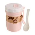 thumbnail image 1 of Lunch Containers for Kids Lunch Box Straw Breakfast with Porridge Soup Cup To Work Lunch Box Can Be Microwave Snack Containers for Kids Lunch Box Kids Backpack with Lunch Box, 1 of 8