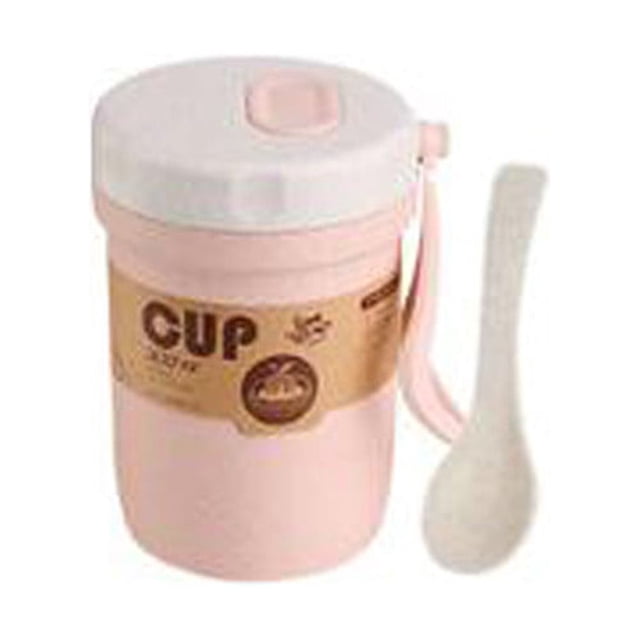 Lunch Containers for Kids Lunch Box Straw Breakfast with Porridge Soup Cup To Work Lunch Box Can Be Microwave Snack Containers for Kids Lunch Box Kids Backpack with Lunch Box