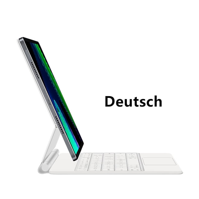 Backlight Magic Keyboard for Xiaomi Pad 6 5 Pro for MiPad 6 Mi Pad 5 6 Pro 11 inch Tablet Case German Spanish Arabic Keyboard White German MiPad6 and 6Pro 11in