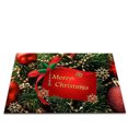 thumbnail image 4 of Large Christmas Decor Doormat for Home, Holiday Letter Print Indoor Carpet Rug, Non-Slip Kitchen Bedroom Floor Mat (60x90cm), 4 of 8