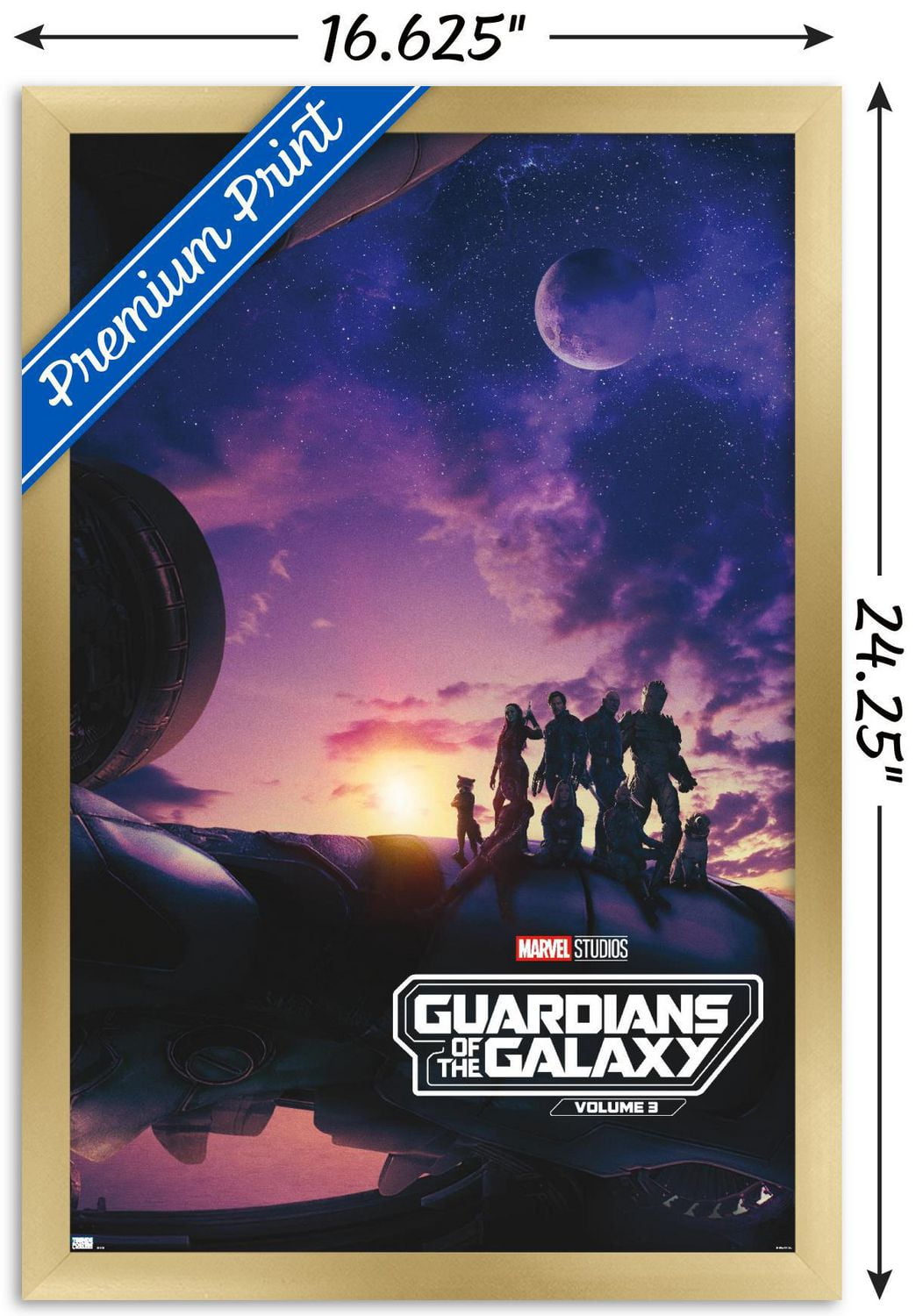 Marvel Guardians of the Galaxy Vol. 3 - Teaser One Sheet Wall Poster
