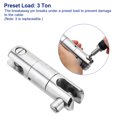 thumbnail image 4 of Unique Bargains 3T (6614Lbs) Cable Pulling Swivel Wire Breakaway Swivel Wire Line Rope Ball Bearing Swivel, 4 of 7