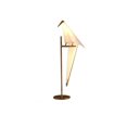 thumbnail image 1 of ORIGAMI TABLE LAMP<br>PVC + Iron Material<br><br>Gold Metal with white shade, 1 of 3