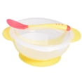thumbnail image 2 of Baby Tableware Set, Bright Color Non- Safe Suction Cup Bowl 3 Colors Optional Tasteless  For Children Over 6 Months Years Old For Newborn, 2 of 8
