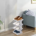 thumbnail image 4 of Chmadoxn Shoe Rack for Closet News Thickened And Widened Corner Simples Shoe Rack Small Size Easy To Install Removable Washable Storage Shoe Cabinet Pla stic storage rack, 4 of 6