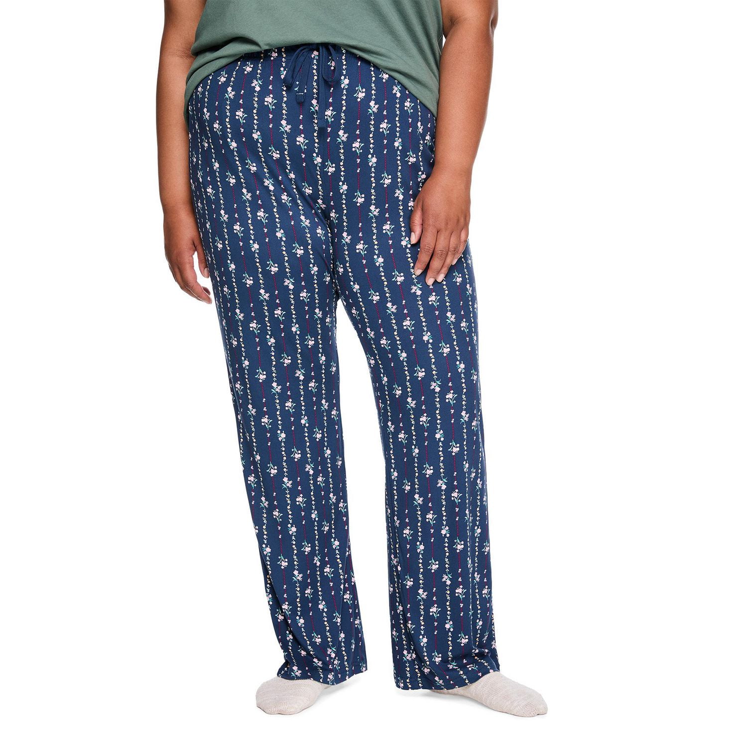 Pantalon de pyjama en jersey à effet peau pêche George Plus pour femmes