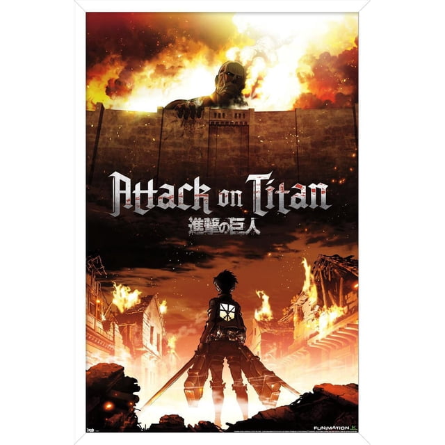 Attack on Titan - Fire Wall Poster, 22.375" x 34"