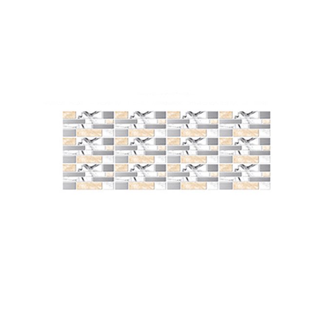 CAROOTU 3D Tile Backsplash Stickers Waterproof Self-Adhesive Peel Creative Home Beautification Designed for