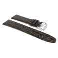 thumbnail image 3 of 20mm Crocodile Style Leather Watch Strap Band, 3 of 7