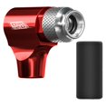 thumbnail image 1 of CO2 Inflator Pump Head Adapter - Quick, Easy and Safe - for Presta and - Tire Pump and Mountain Bikes Cycling Tool - Red, 1 of 7