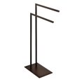 thumbnail image 1 of Piédestal Double Porte-Serviettes Moderne Edenscape - Bronze Huilé, 1 of 1