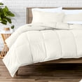 thumbnail image 1 of Bare Home Goose Down Alternative Comforter Set - 2 Piece Set - Twin/Twin XL, Cream, 1 of 7