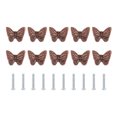 thumbnail image 1 of Drawer Handle Starfish Butterfly Alloy Single Hole Modern Style Pull for Drawer Cabinet WardrobeRed Bronze, 1 of 8
