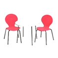 thumbnail image 1 of Giftmark 3012P Ensemble Moderne Table et 2 Chaises pour Enfants avec Pieds Chromés - Rose, 1 of 1