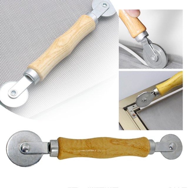 AQITTI Screen Roller Tool, Roller with Bearing - Spline Tool, Screen Repair Tool Spline Roller for Window Screen Door Repair/Install