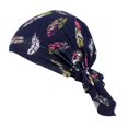 thumbnail image 2 of Couvre-Chef Cancer pour Femmes Confort Foulard Bonnet Chimio Cancer - Fond Noir avec Grand, 2 of 6
