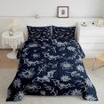 thumbnail image 1 of Erosebridal Rustic Flower Bedding Full Comforter Set, Kawaii Bat Down Comforter, Happy Halloween Decor, Breathable 3 Pieces, 1 of 8