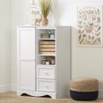 thumbnail image 1 of South Shore Savannah Armoire, in Pure White, 1 of 13
