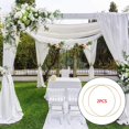 thumbnail image 2 of Metal Floral Hoop Frame Flower Ring Hanging Pendant Large Wreath Hanging Wedding Party Decor 35cm, 2 of 9