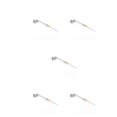 thumbnail image 2 of yingyy Model Railway Lamp Outdoor 1:87 Scale Streetlight Building LED Park Light Garden Yard Building Layout Decorations Type A Gray 5Set, 2 of 6