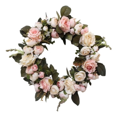 Artificial Flower Garland Silk Flower Wreath Wedding Yard Garden Home