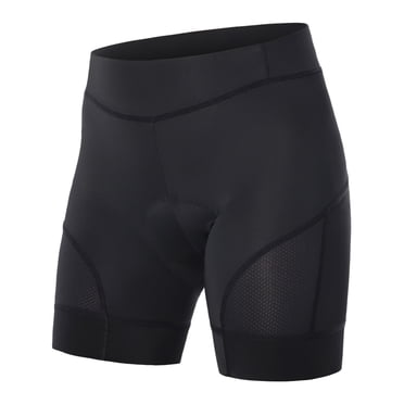 Shorts de Cyclisme pour Femmes Taille Haute Rembourrés Shorts de Vélo Respirants d'Entraînement Actifs Collants Noirs G