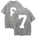 thumbnail image 1 of Pisexur 67 Chandail Col Rond Drôle Six Sept 6 7 Mème Gén Alpha Argot T-Shirt Gris,3TG, 1 of 8