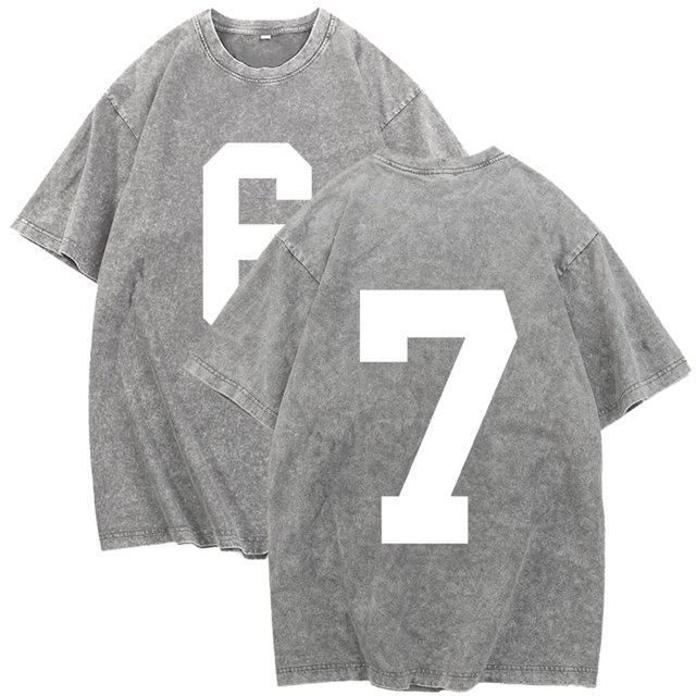 Pisexur 67 Chandail Col Rond Drôle Six Sept 6 7 Mème Gén Alpha Argot T-Shirt Gris,3TG
