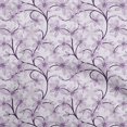 thumbnail image 1 of oneOone Tissu en Velours Violet Floral Rétro pour Robe Tissu Imprimé au Mètre 58 Pouces de Large, 1 of 5