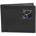 thumbnail image 1 of (St. Louis Blues) - NHL Genuine Leather Bi-Fold Wallet, 1 of 2