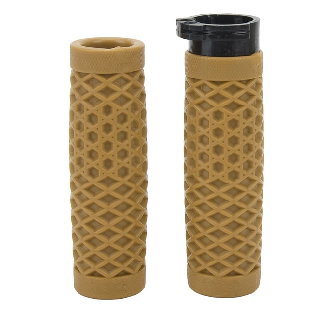Motorcycle Hand Grip, Throttle Handle Soft Anti Slip Comfortable Silicone 25mm 2pcs For Upgrade Yellow,White,Black,Blue,Red