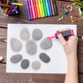 thumbnail image 4 of MLINS 20Pcs Painting Stones Natural Smooth Pebbles for Painting DIY Crafts Stones, 4 of 7