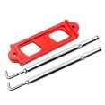 thumbnail image 1 of mmirethe Batterie vers le Bas Cravate Voiture Fixer Support Processus de Durabilité Accessoires Inoxydable Aluminium Remplacement Montage Rouge, 1 of 7