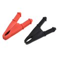 thumbnail image 4 of 2 Pack 50A Clip Crocodile Isolé Rouge Noir 75mm pour Test de Batterie de Voiture, 4 of 11
