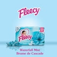 thumbnail image 3 of Fleecy Fabric Softener (Fabric Conditioner) Dryer Sheets, Waterfall Mist Scent 200CT, 3 of 9