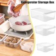thumbnail image 2 of Boîte de Réfrigérateur Support Cuisine Organisateur Transparent Placard Conteneur avec Couvercle Rangement, 2 of 8