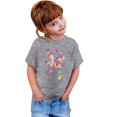 thumbnail image 4 of TZEWGL Tops For Toddler Graphic Print Round Neck Loose Short Sleeve Clothing For Infnants size 2-3T, 4 of 4