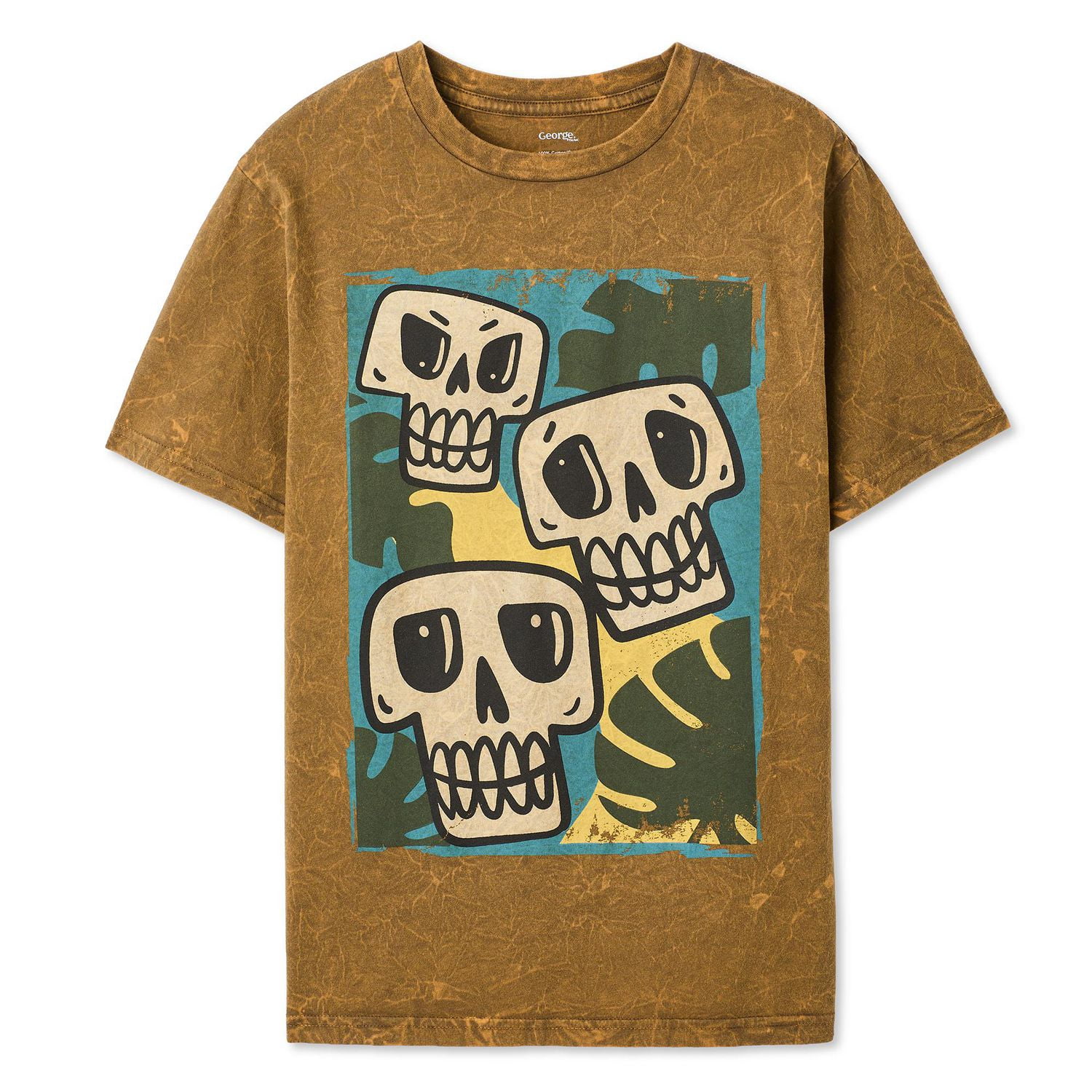 T-shirt à effet marbré George pour garçons