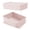 Pink_base14212, variante sur Boîte de Rangement pour sous-Vêtements avec Couvercle / Séparateur de Tiroir en Plastique Sans Cloison / Gain de Place Polyvalent pour Chaussettes Écharpes Cravates / Léger Robuste 11x8.3x3in / Étagère de Garde-Robe de Chambre / 1 Pce