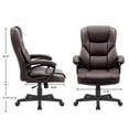 thumbnail image 4 of Homall Faux Leather High-Back Executive Office Chair with Lumbar Support,Brown, 4 of 7