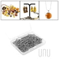 thumbnail image 4 of S SERENABLE High Temperature Nichrome Wire Jump Rings, U Hanger Hooks for Hobbyists Jewelry 200 Pieces, 4 of 9