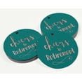 thumbnail image 3 of Inkdotpot Rose Gold Foil Paper Hang Tags Cheers To Retirement Favor Tags 100 Pieces, 3 of 6