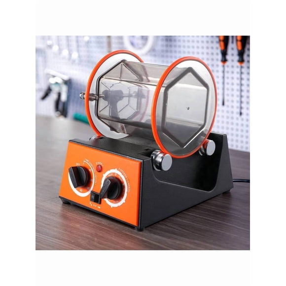 Jewelry Polisher, Bench Grinder Polishing & Buffing Machine, 3590RPM Bench Lathe Polisher With 1 Wool Wheel & 1 Abrasive Fiber Wheel & 1 Grinding Wheel & 100pcs Tools