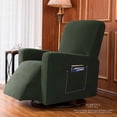 thumbnail image 4 of Subrtex Stretch 1-Piece Recliner Chair Cover Textured Grid Slipcover with Pockets, 4 of 6