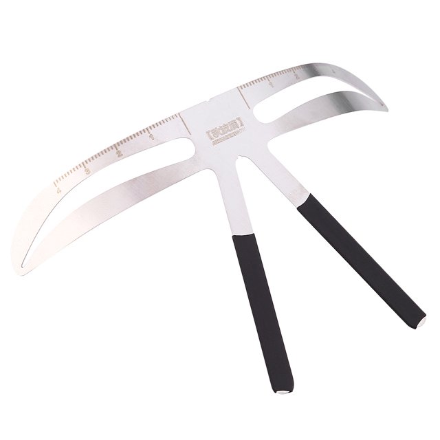 LHCER Créateur de Sourcils, 4 Types de Règle de Mesure de Sourcils Permanente, Règle d'Extension de Balance de Sourcils, Pochoir de Forme de Sourcils, Règle de Balance de Sourcils