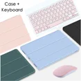 thumbnail image 2 of For Samsung Galaxy Tab A9 Plus 2023 Tablet Keyboard Case Silicon Case for Galaxy Tab A9 Plus 11'' Russian Spanish Keyboard Cover lavender with mouse Portuguese, 2 of 6