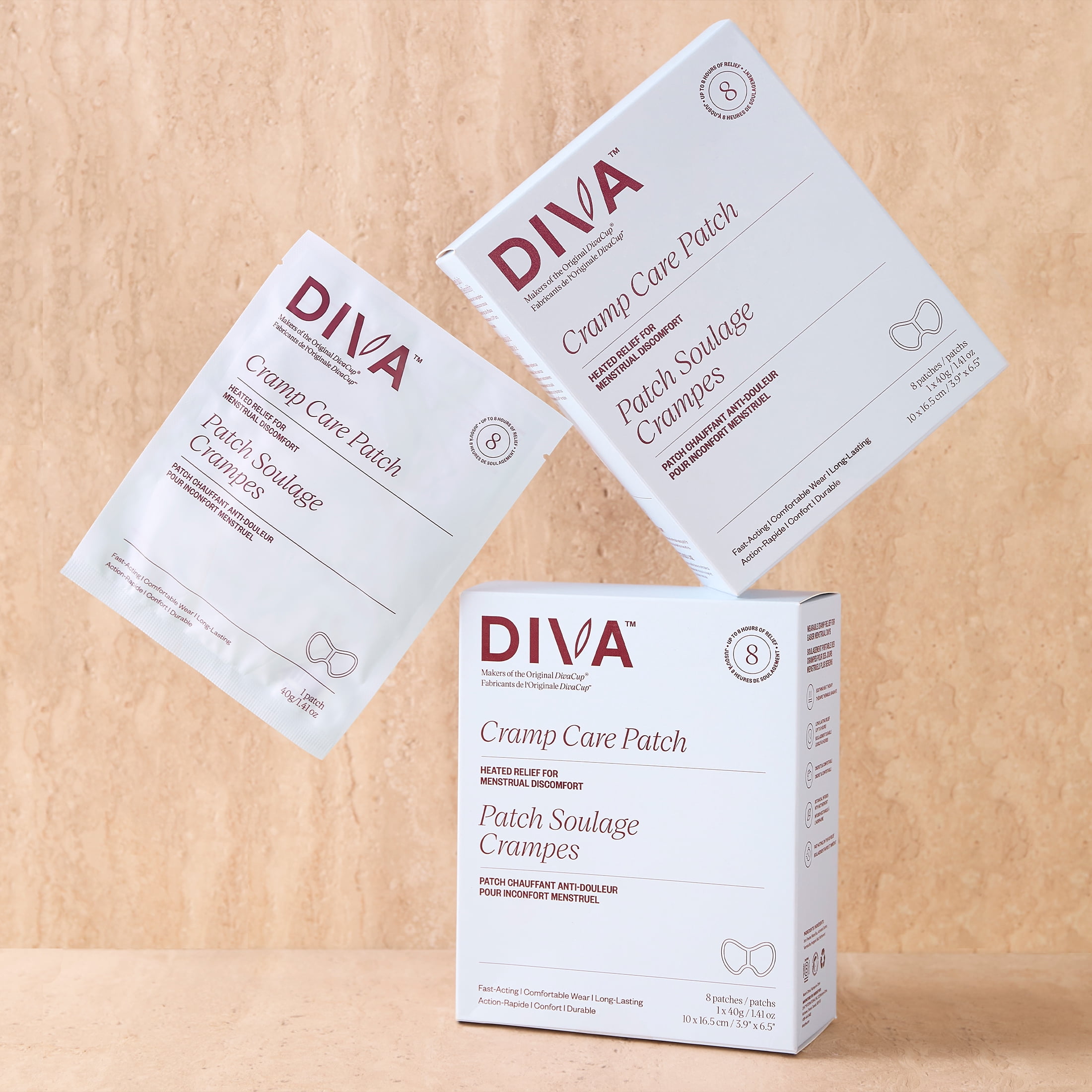 DIVA Cramp Care Patch 8 Pain Relief Patches