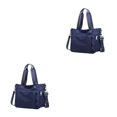 thumbnail image 1 of Wweixi 1/2/3 Sac Fourre-Tout Durable pour Femmes - Imperméable et Résistant à l'Usure, Multiples Poches, Bleu, 2 Pcs, 1 of 6
